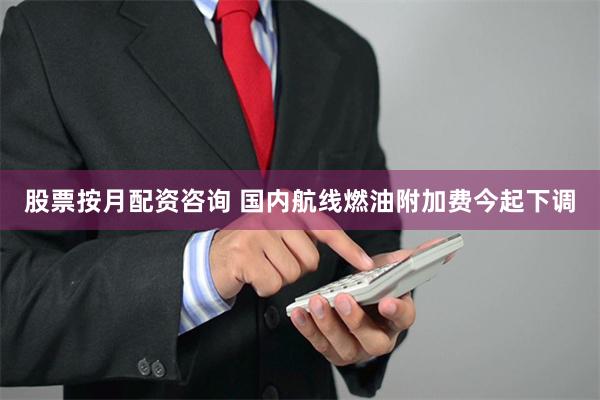 股票按月配资咨询 国内航线燃油附加费今起下调